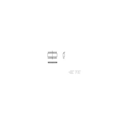 Te Connectivity USS037L2T = STRIP CON 1-1589452-2